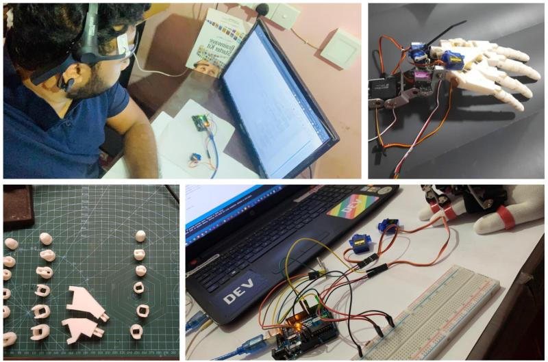 Robot arm hardware setup